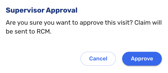 Confirmation Approval