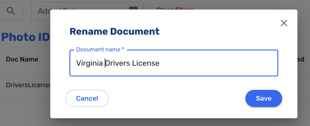 Document File Renaming